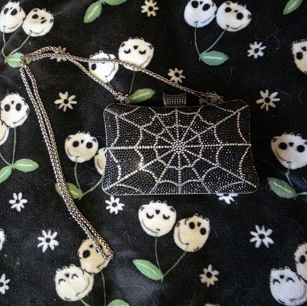 T.J.Maxx Rhinestone Siderweb Crossbody Purse